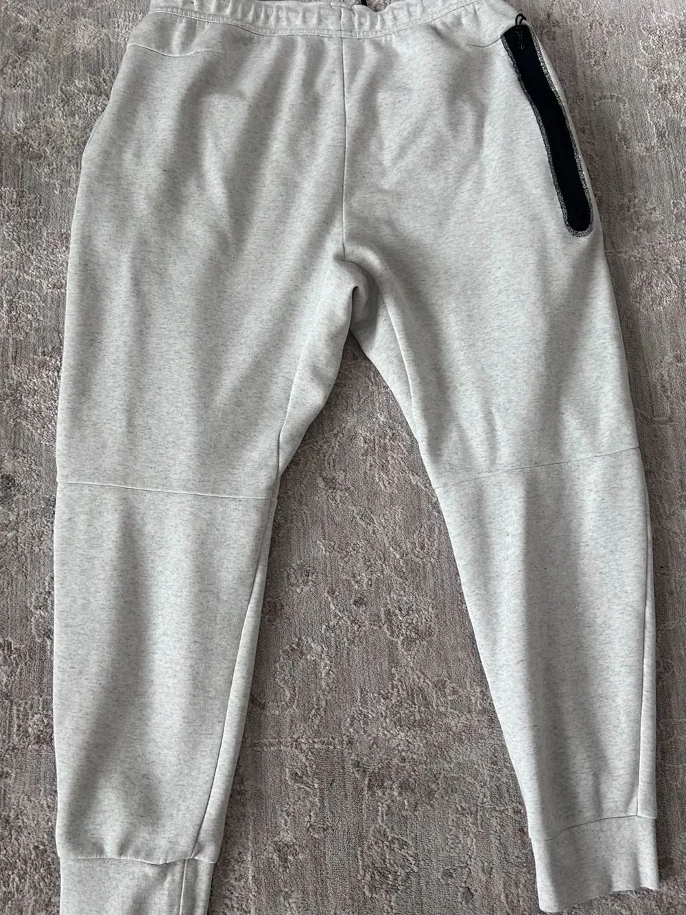 Nike Sportswear Tech Fleece Joggers Drawstring Sz M Men Birch Heather Sweatpants